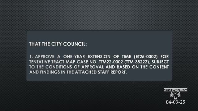City Council grants one year extension for Vista Del Sol development project