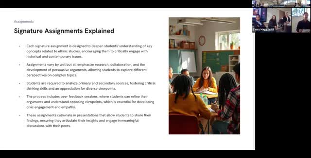 Curriculum updates feature African American Chicano Latinx Asian American and Native American history
