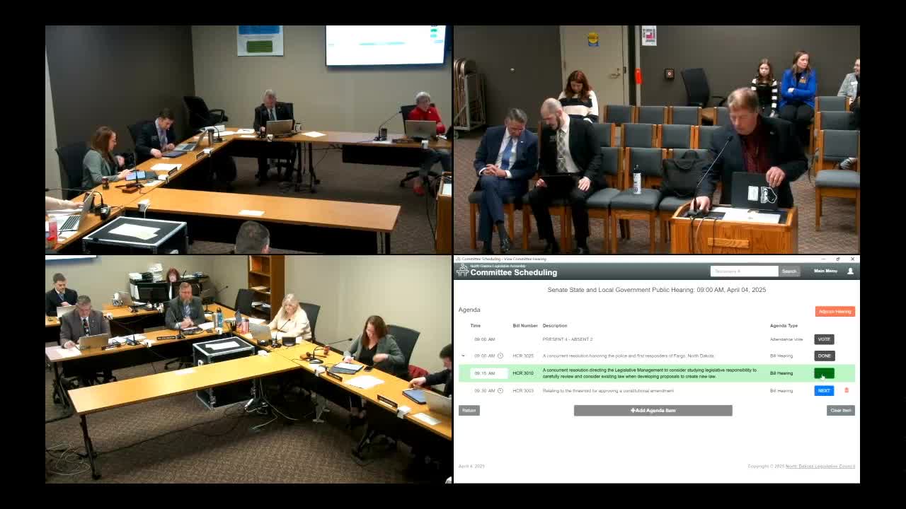 Committee reluctantly gives due pass to resolution urging lawmakers to study existing law before making new statutes