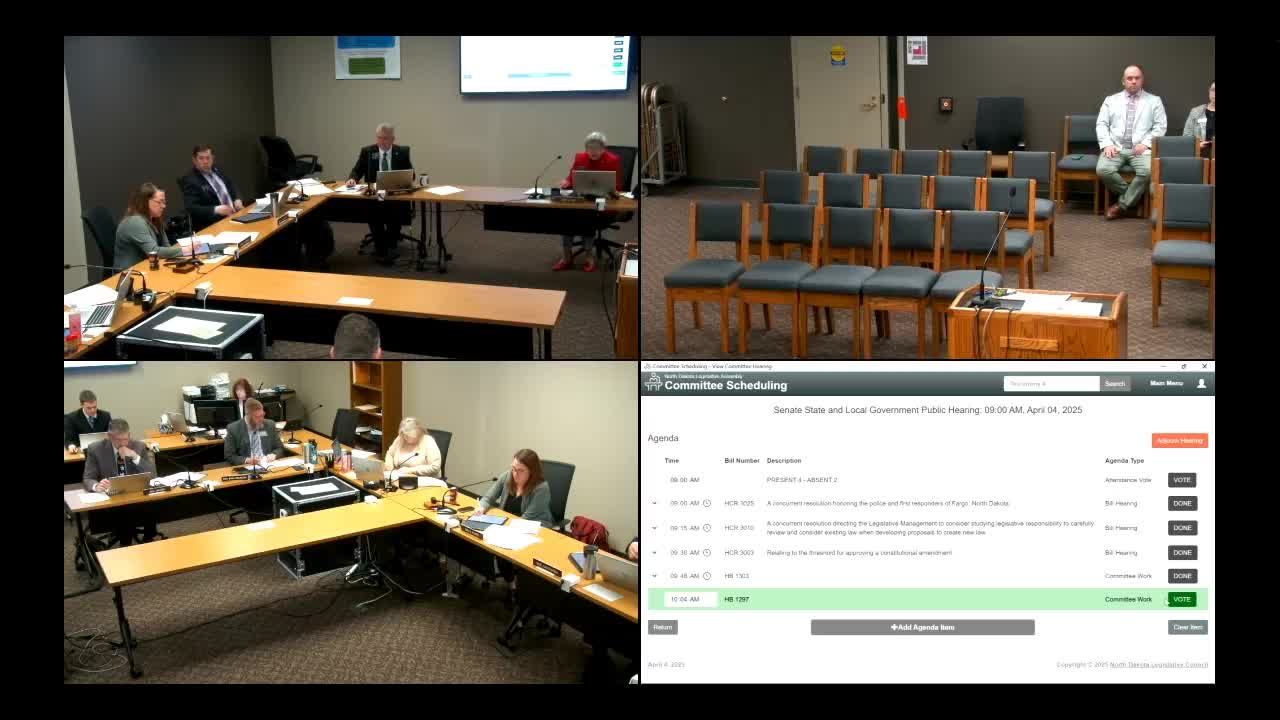 Senate panel debates ranked choice voting amendment proposed by Senator Brownberger