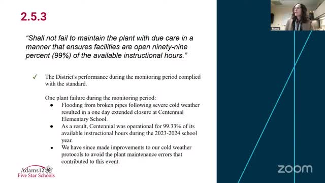 District implements successful protocols after Centennial Elementary flooding incident