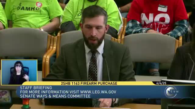 Washington State considers House Bill 1163 requiring permits for firearm purchases