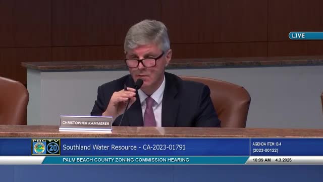 Palm Beach County reviews water management project proposal amid approval process challenges