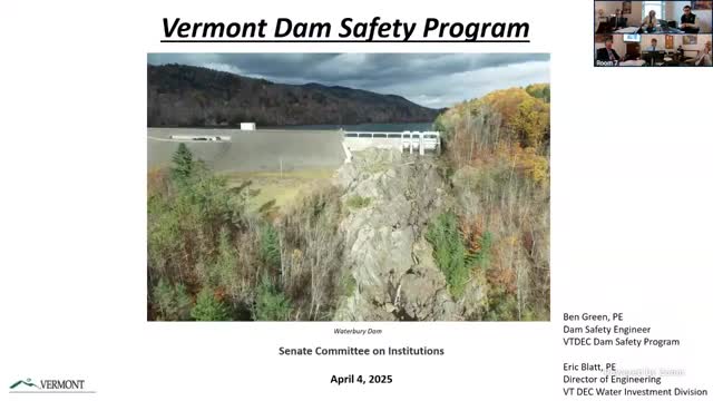 State dam-safety chief outlines $500,000 annual capital request and $89 million Waterbury Dam rehab