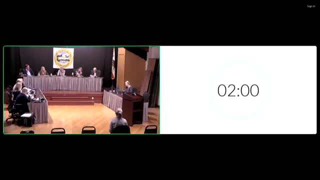 Resident Jenny critiques combative tone of town council meeting
