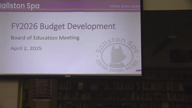 Ballston Spa unveils draft 2025-26 budget; plans retirements, program trims and special-education expansions
