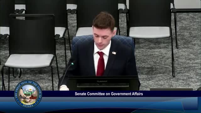 Doug Roberts opposes SB 449 citing unlawful practices of Las Vegas City Marshals
