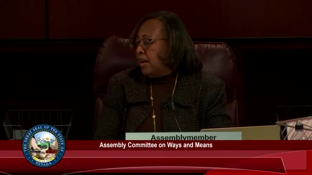 Ways and Means approves three work‑session bills, advances vessel BDR into bill drafting