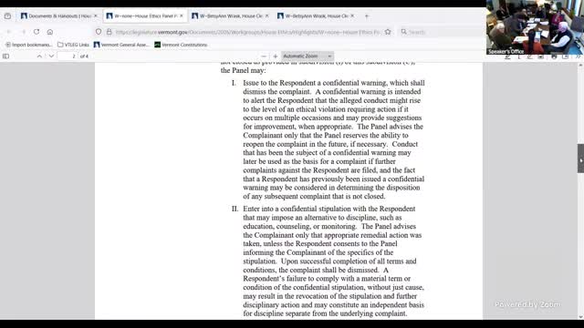 House Rules committee votes to report HR 6, a measure to add closure reports and narrow transparency exceptions for ethics complaints