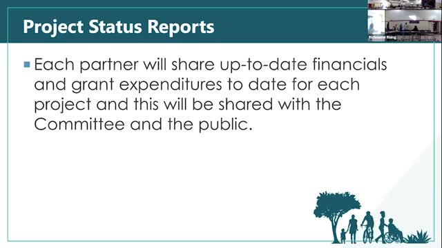 Richmond Rising partners report progress across multiple projects; invoices and events planned