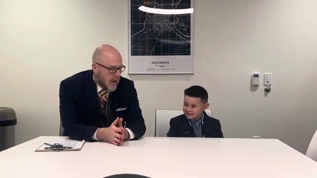 Steele Elementary student serves as "superintendent for a day" in Galesburg CUSD 205 broadcast