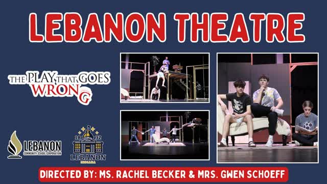 Lebanon High students stage comedy "The Play That Goes Wrong" April 11–13