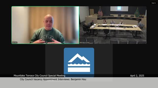 Candidate Benjamin expresses commitment to serve younger constituents in Mountlake Terrace