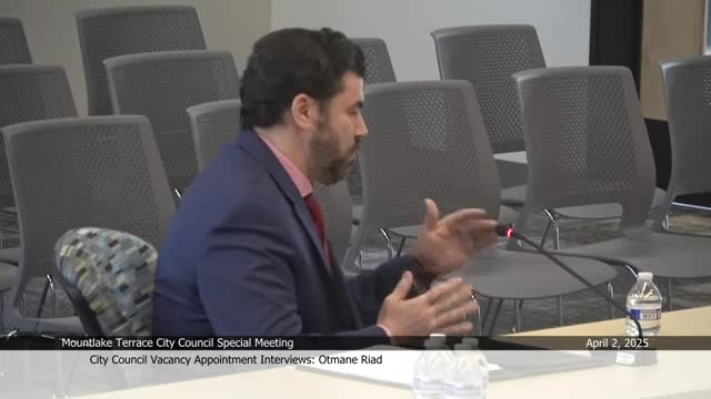 Mountlake Terrace council holds marathon interviews to fill vacant seat; applicants emphasize housing, safety and small-business support