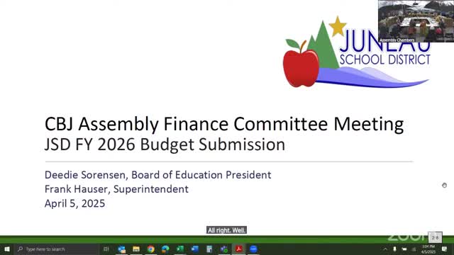 Juneau School District presents FY '26 budget with no program cuts