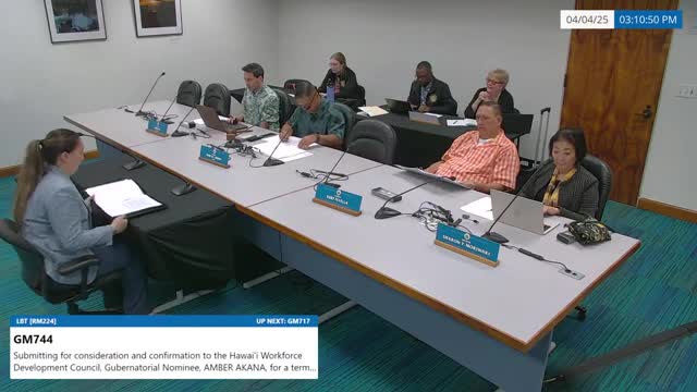 Hawaii Workforce Development Council confirms Scott Collins reappointment with strong support