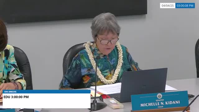 Senate Committee confirms Deanna DeOlier as nominee for Hawaii Teachers Standards Board