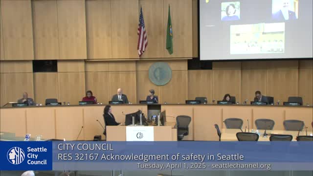 Seattle Council passes resolution to enhance public safety and community well-being