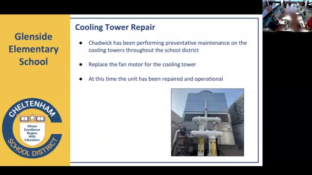 Cheltenham SD reports multiple facility repairs; Cedar Brook track patched temporarily