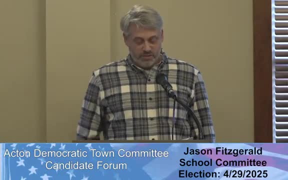 Glenn Cody campaigns for Acton school committee amid funding crisis