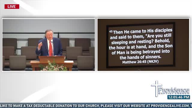 Pastor urges congregation to embrace God's will and seek salvation