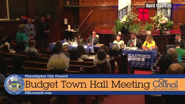 Philadelphia holds town hall on housing repairs and community zoning concerns
