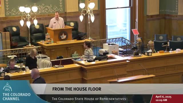 Colorado House debates Senate Bill 183 on abortion funding and pregnancy services
