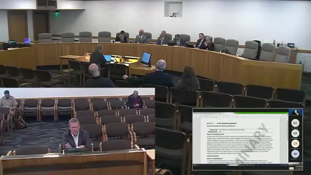 Committee hears resolution to dedicate lottery funds to wildfire plan; sponsor proposes three‑leg financing package