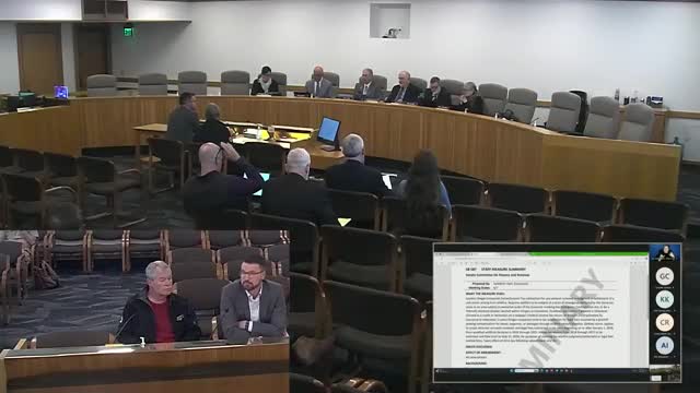 Senator Girard advocates for Senate Bill 587 to support wildfire recovery efforts