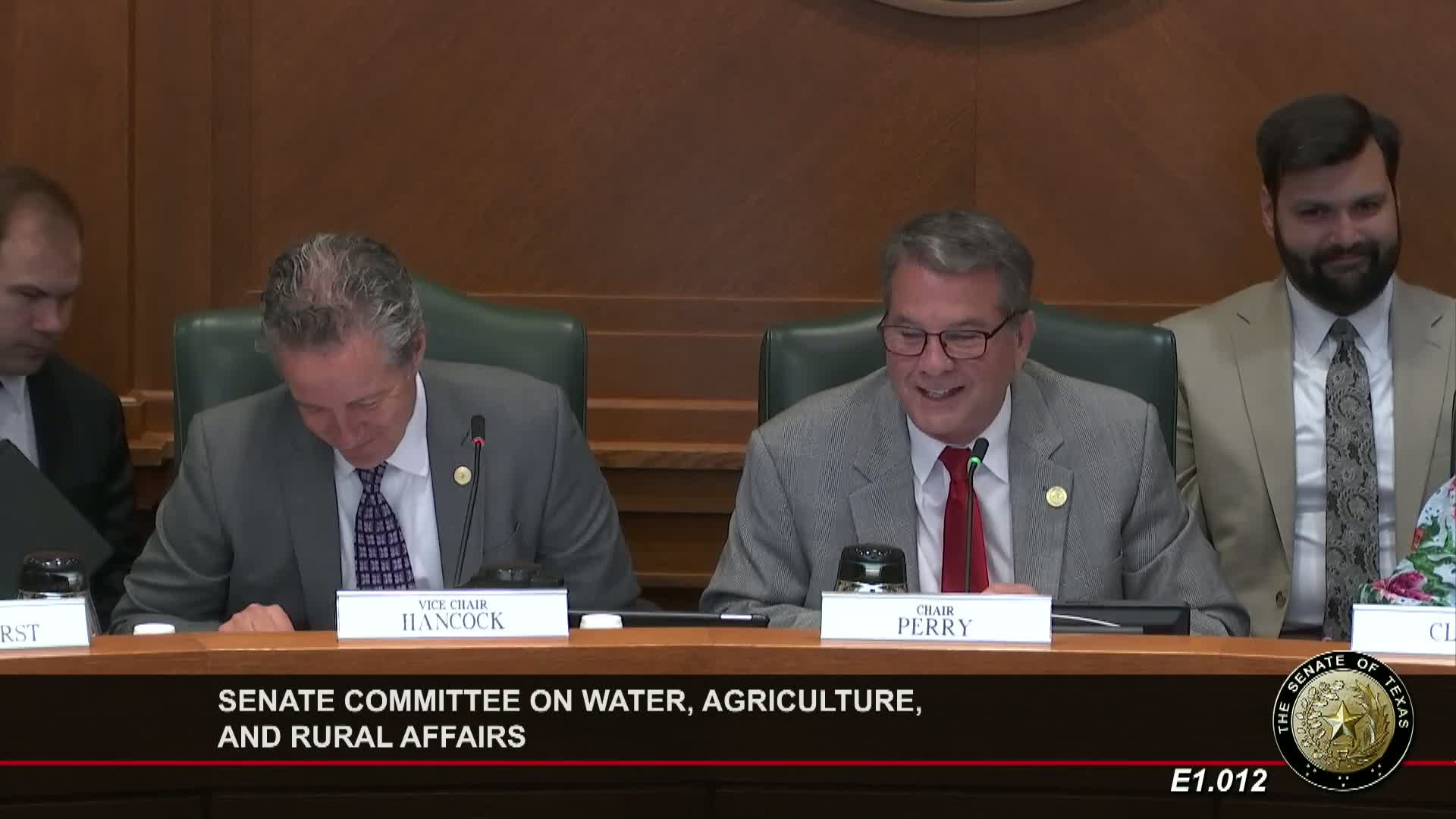 Senator Johnson presents Senate Bill 1624 to expand Texas Water Bank's conservation efforts