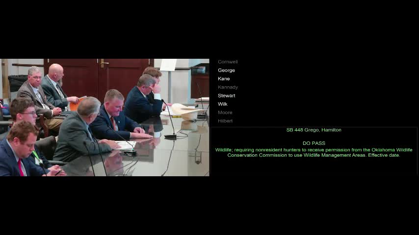 Committee approves exception allowing taxidermists to receive carcasses across state lines under conditions