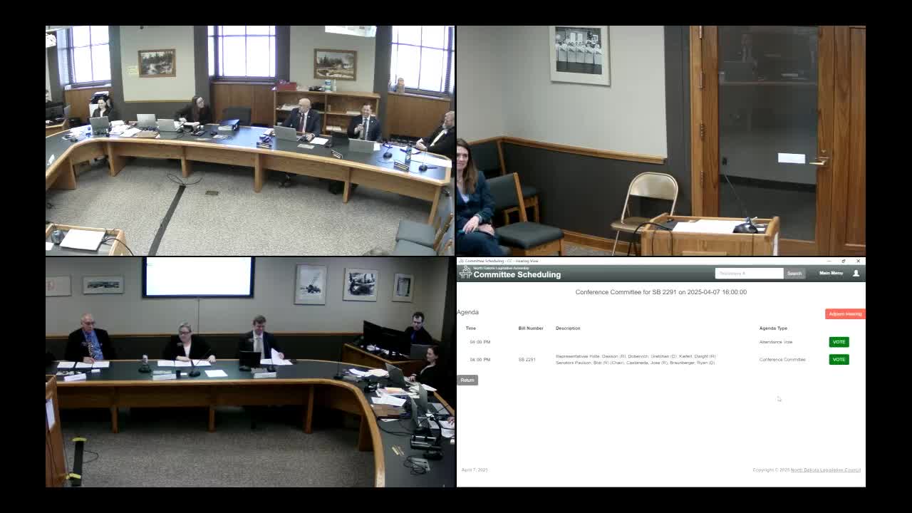 Conference committee adopts amendment to Senate Bill 2291 clarifying guardian liability