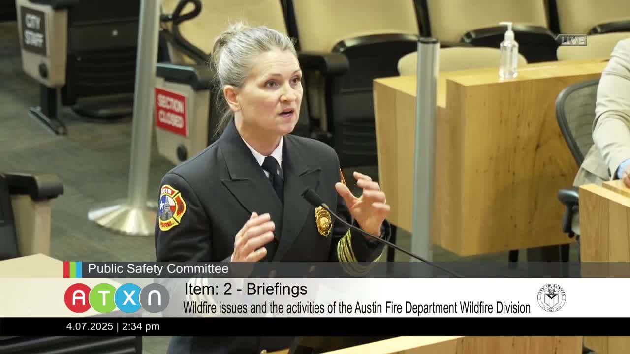 Speaker compares wildfire risks to house fire safety measures