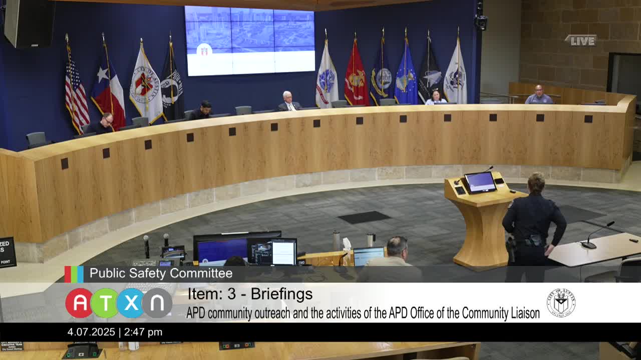 Austin Police Department emphasizes community policing and recruitment at town hall meeting