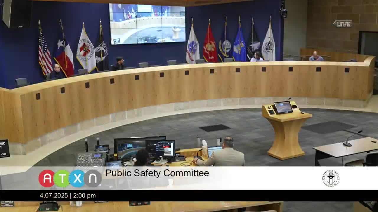Public Safety Committee reviews wildfire strategy at Austin City Hall