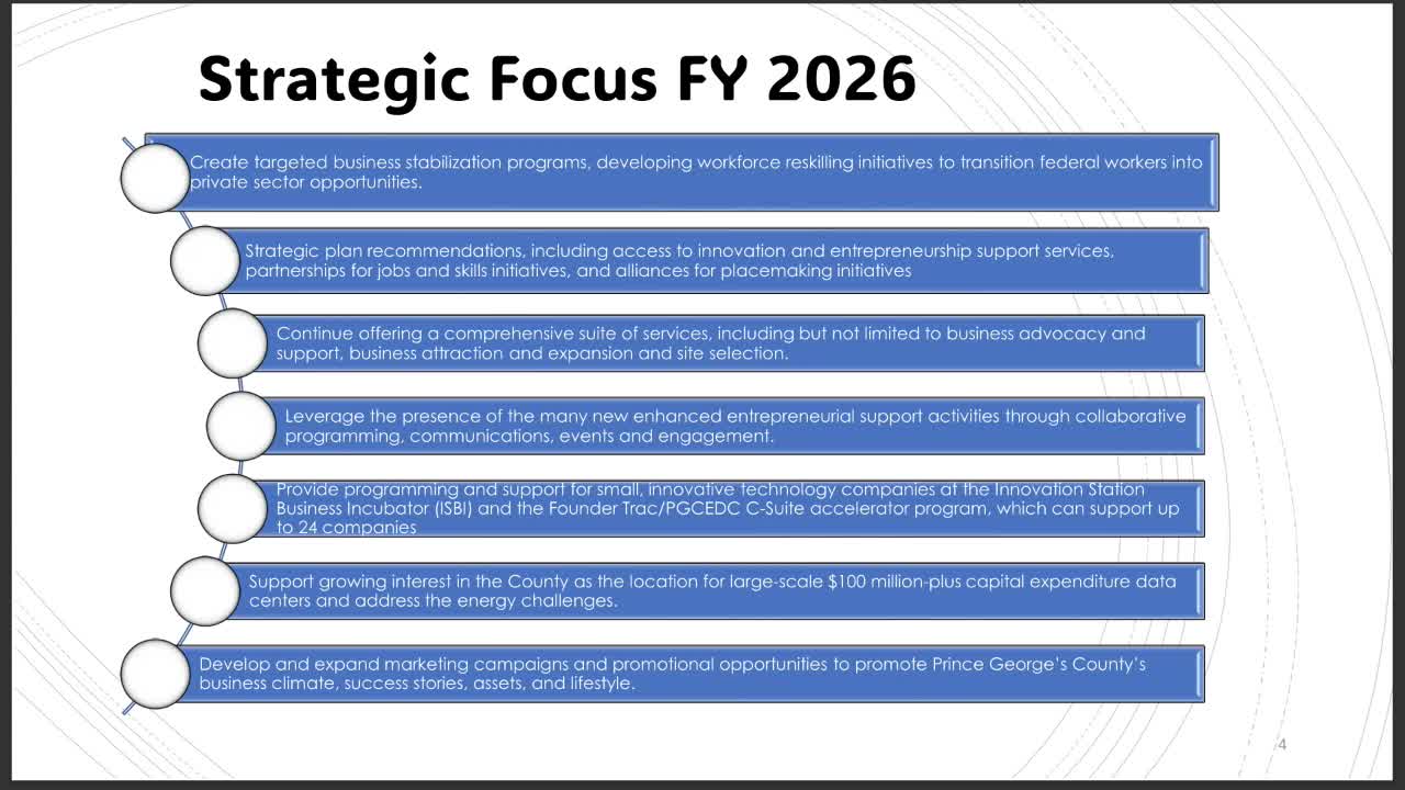 County EDC faces funding cuts and economic uncertainties for fiscal year 2026