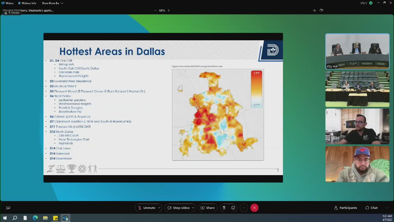 City Council discusses data transparency and community engagement using interactive map