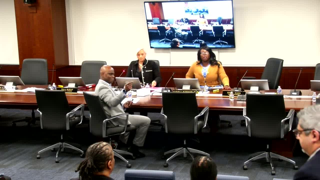 Prince George's County Office of Central Services outlines FY26 budget, cites EV funding loss and shelter projects