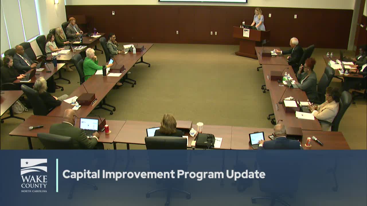 Wake County staff warn of construction cost pressures, long lead times and bond-market uncertainty as CIP is finalized