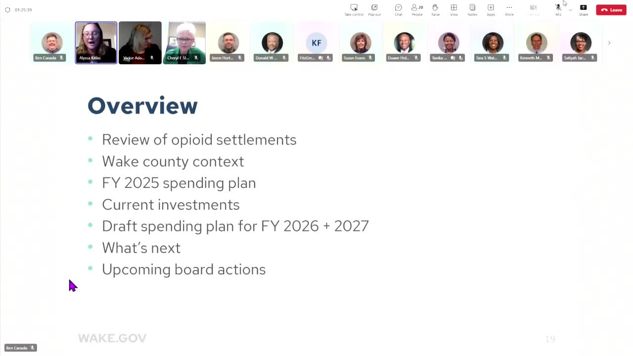 Wake County outlines opioid settlement funds and future community plans