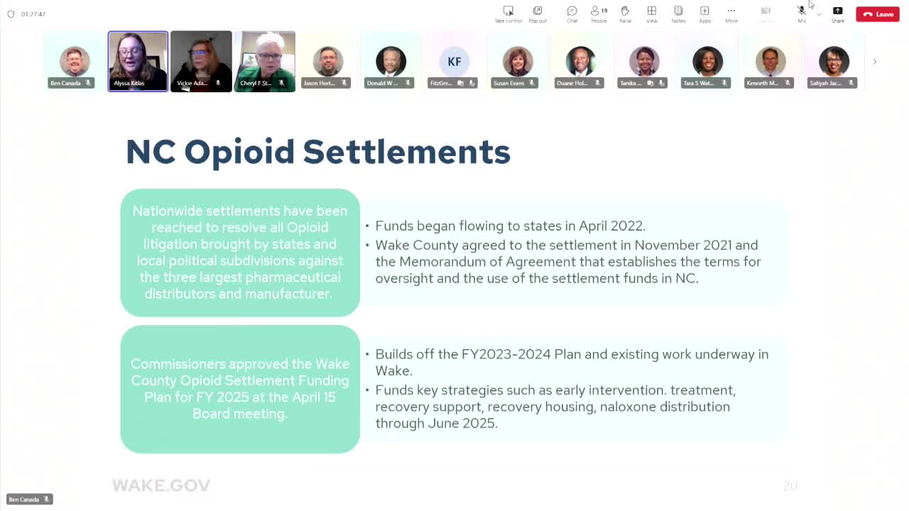 Wake County outlines new strategies for health fund allocation and prevention programs