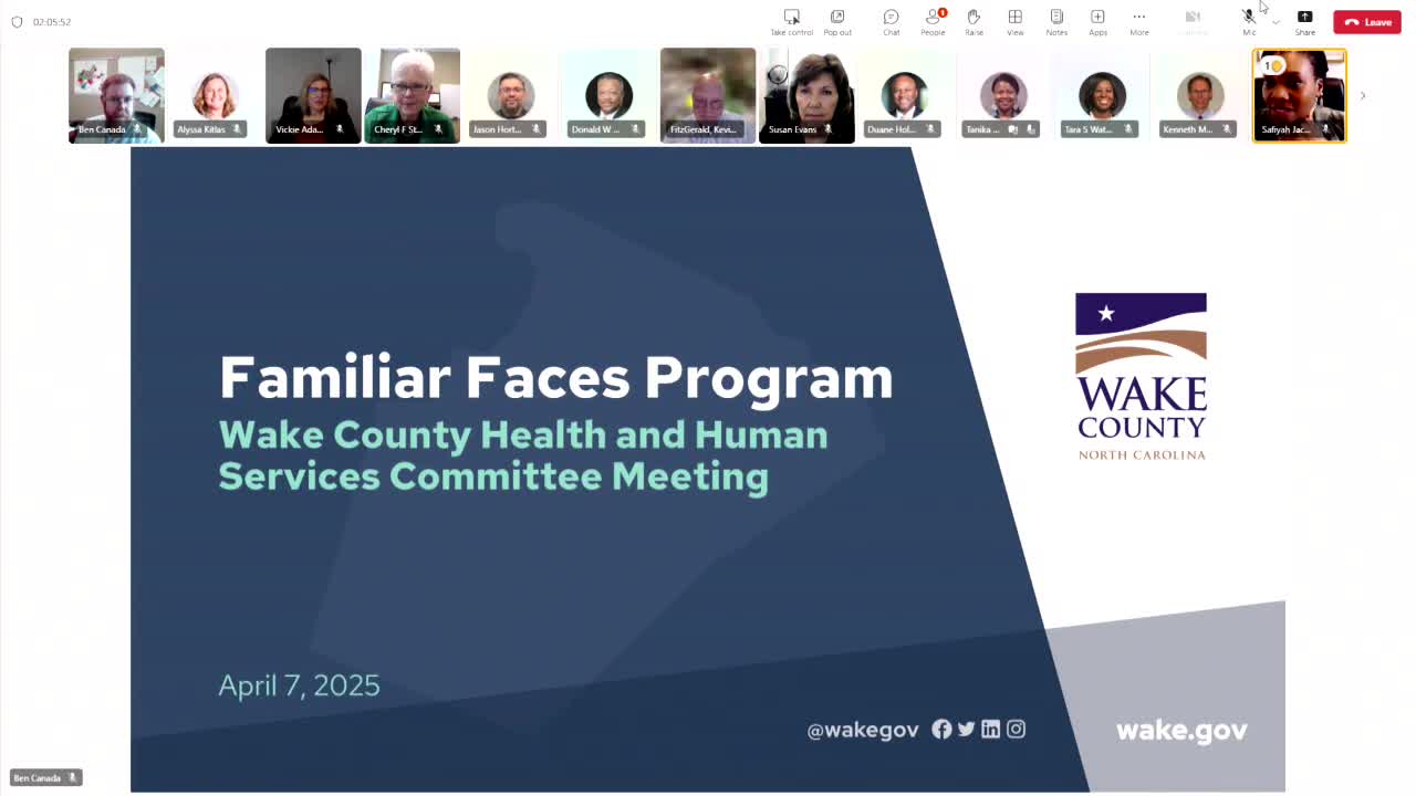 Wake County launches Familiar Faces pilot to coordinate care and share data across health, housing and justice systems