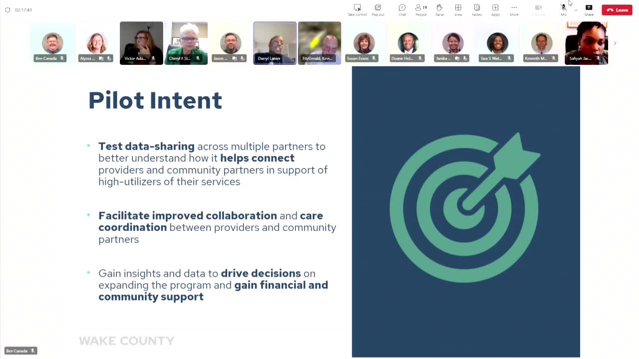 Wake County partners launch innovative data sharing initiative for health and housing