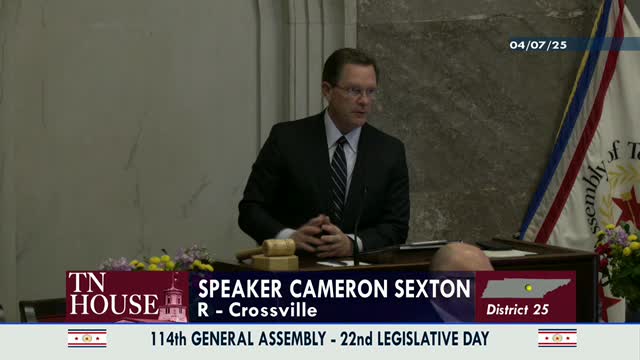 Representative Ashley honors Scott Andrews for community service and leadership in Tennessee