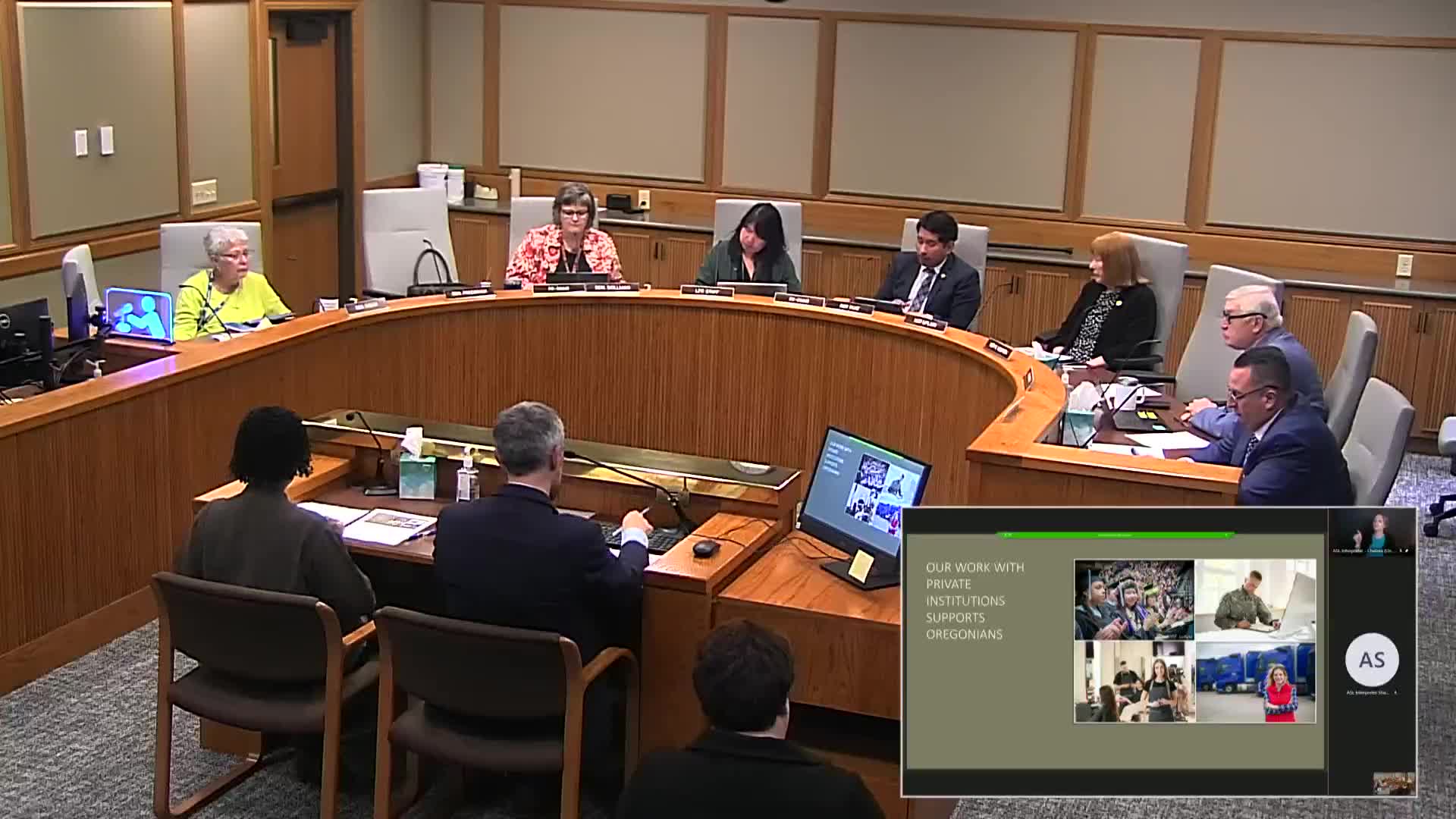 Oregon panel examines community college enrollment declines and state funding impacts