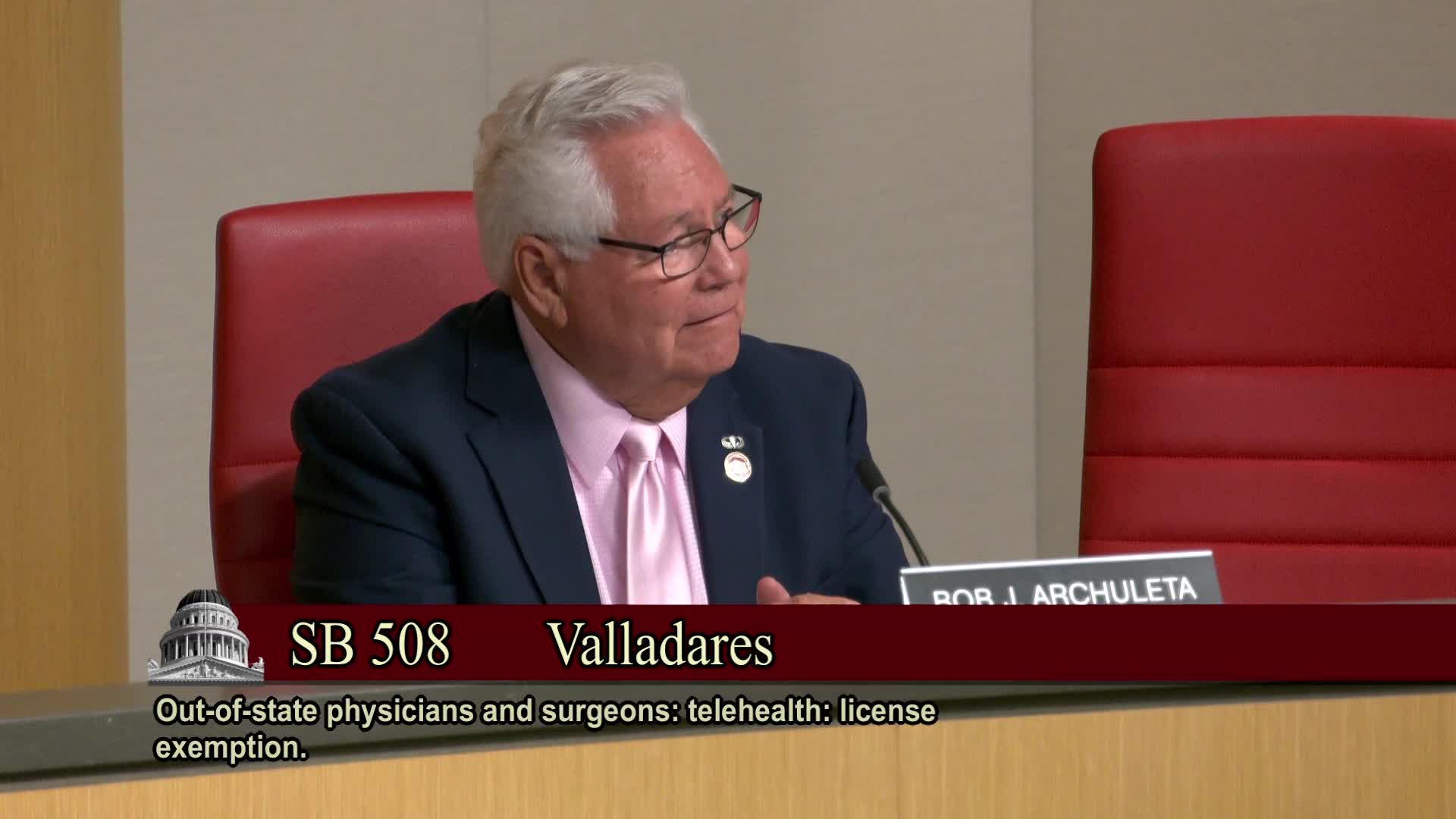 California Senate Committee advances SB 2023 for terminally ill patient telehealth care
