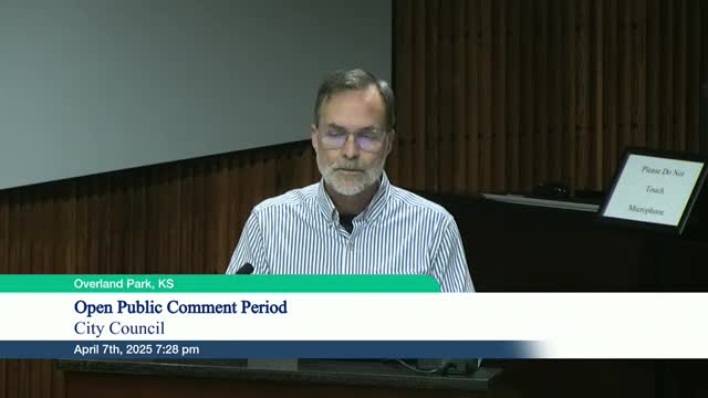 HCA advocates for Blue River floodplain restoration at Overland Park council meeting