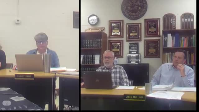 Hinton County Schools honors Coach Chris Dawson and DJ Key as employees of the month