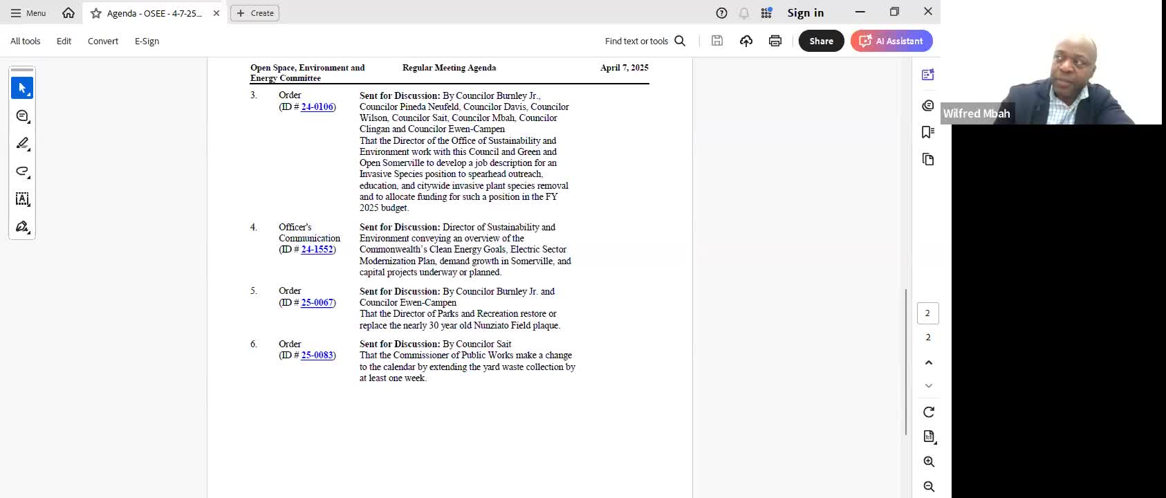 Somerville to pilot extended yard‑waste pickup starting third week of October; city to evaluate at year end