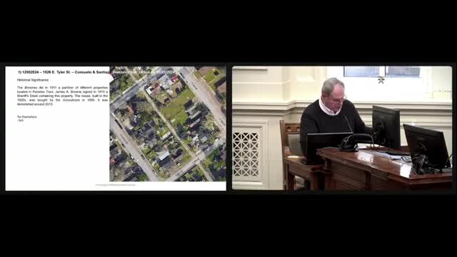 Commission approves bungalow-style infill at 1526 East Tyler Street